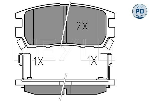 MEYLE Jarrupala, levyjarru 025 218 4014/PD