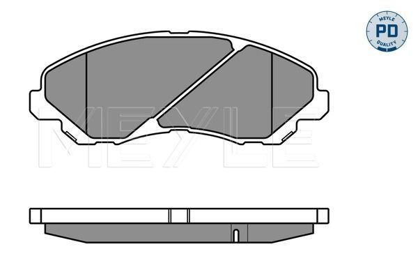 MEYLE Jarrupala, levyjarru 025 235 8416/PD