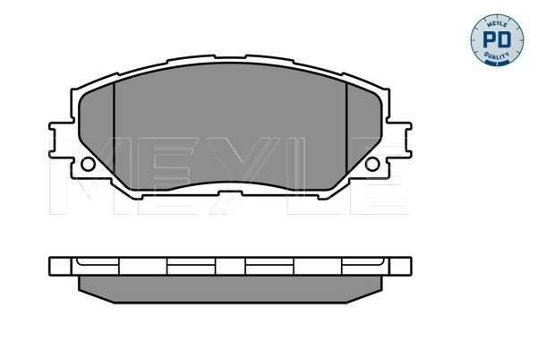 MEYLE Jarrupala, levyjarru 025 243 3617/PD