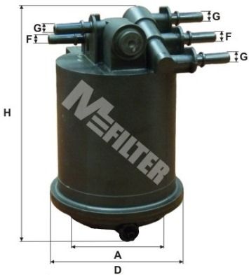 MFILTER Polttoainesuodatin DF 3517