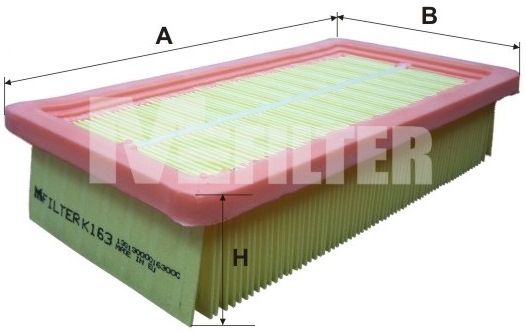 MFILTER Ilmansuodatin K 163