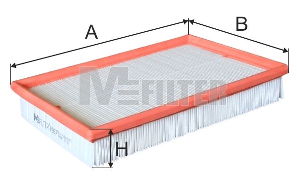 MFILTER Suodatin, sisäilma K 957