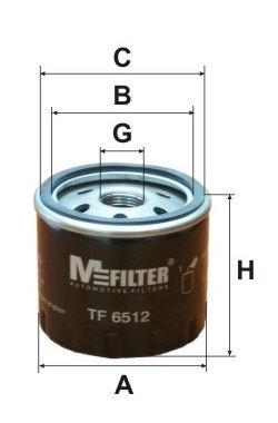 MFILTER Öljynsuodatin TF 6512