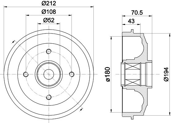 MINTEX Jarrurumpu MBD028