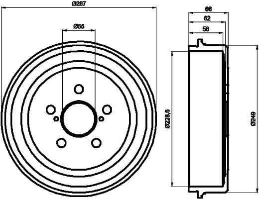 MINTEX Jarrurumpu MBD174