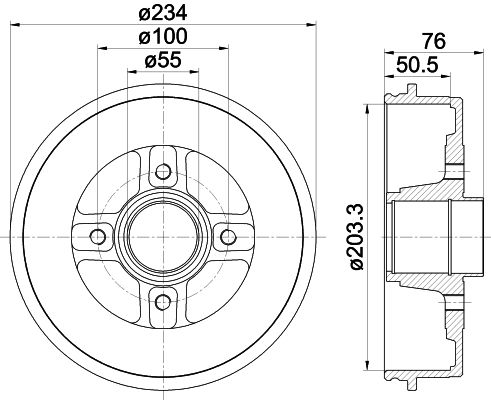 MINTEX Jarrurumpu MBD308