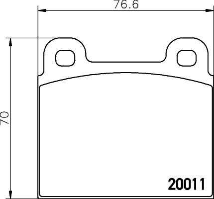 MINTEX Jarrupala, levyjarru MDB1005