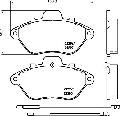 MINTEX Jarrupala, levyjarru MDB1426