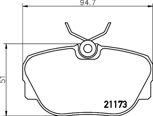 MINTEX Jarrupala, levyjarru MDB1583