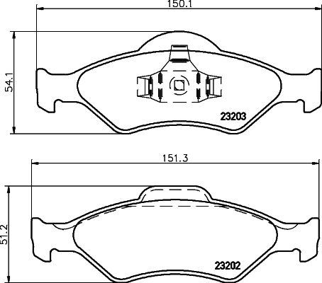 MINTEX Jarrupala, levyjarru MDB2060