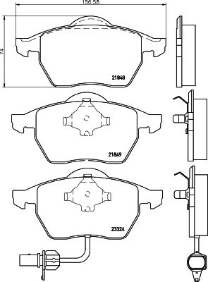 MINTEX Jarrupala, levyjarru MDB2102