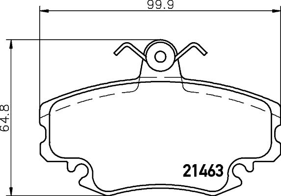 MINTEX Jarrupala, levyjarru MDB2192