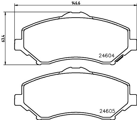 MINTEX Jarrupala, levyjarru MDB3004