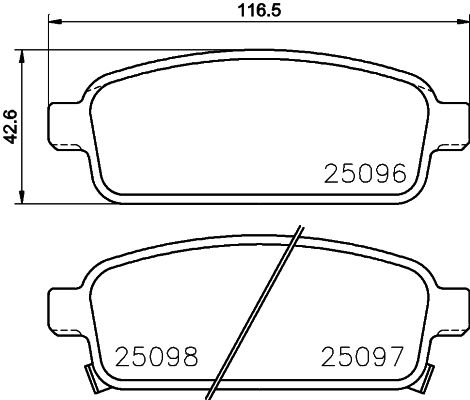 MINTEX Jarrupala, levyjarru MDB3087