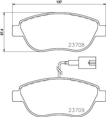 MINTEX Jarrupala, levyjarru MDB3155