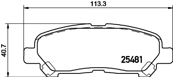 MINTEX Jarrupala, levyjarru MDB3248