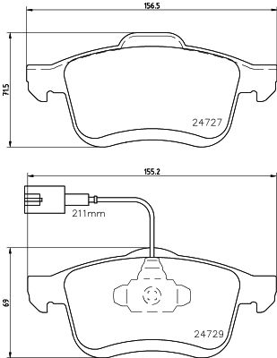 MINTEX Jarrupala, levyjarru MDB3786