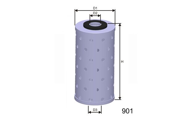 MISFAT Polttoainesuodatin C059