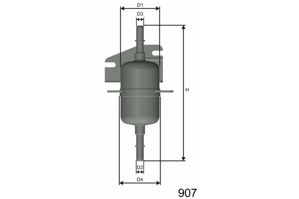 MISFAT Polttoainesuodatin E105