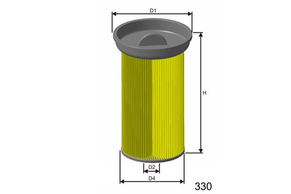 MISFAT Polttoainesuodatin F005