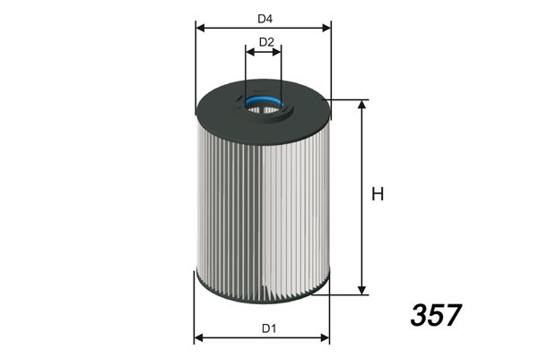 MISFAT Polttoainesuodatin F020