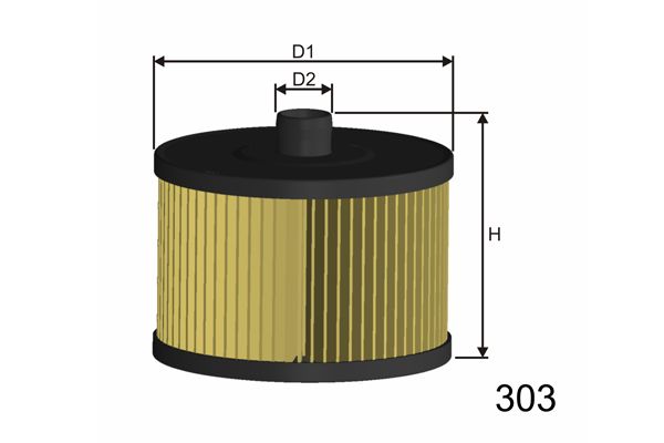 MISFAT Polttoainesuodatin F104