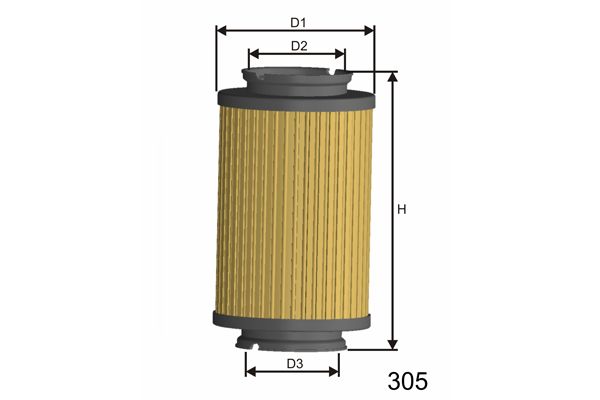 MISFAT Polttoainesuodatin F107