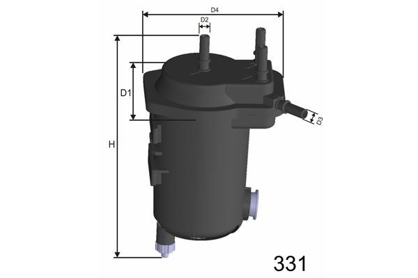 MISFAT Polttoainesuodatin F113A