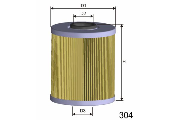 MISFAT Polttoainesuodatin F609