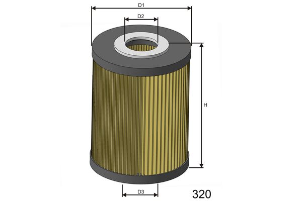 MISFAT Polttoainesuodatin FM654