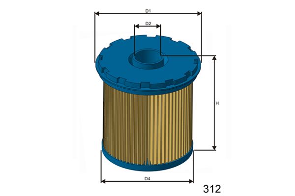 MISFAT Polttoainesuodatin FM655