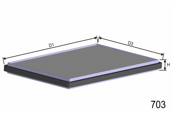 MISFAT Suodatin, sisäilma HB162