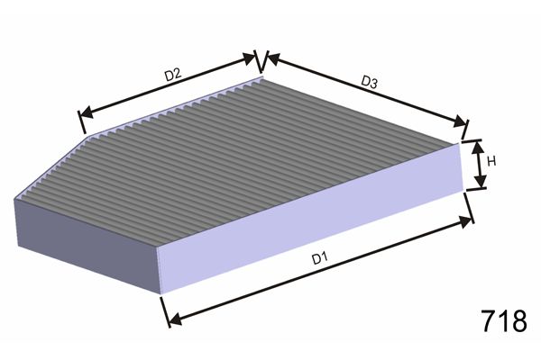 MISFAT Suodatin, sisäilma HB194