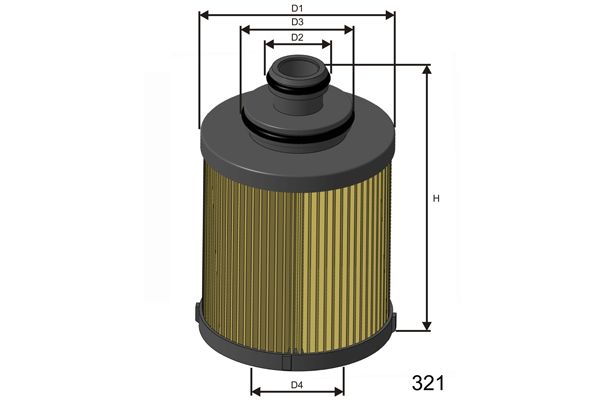 MISFAT Öljynsuodatin L114