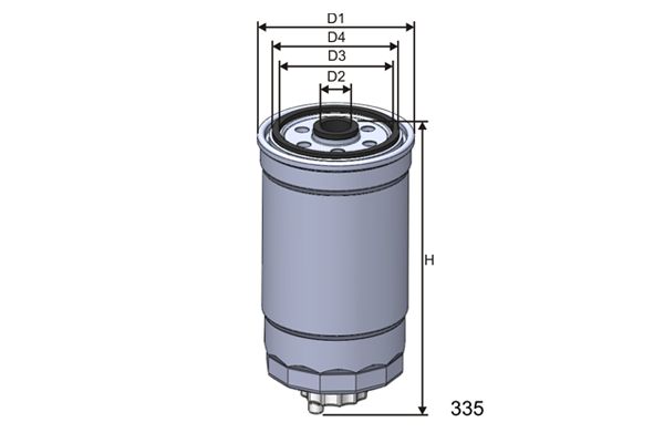 MISFAT Polttoainesuodatin M351