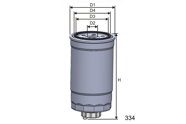 MISFAT Polttoainesuodatin M397