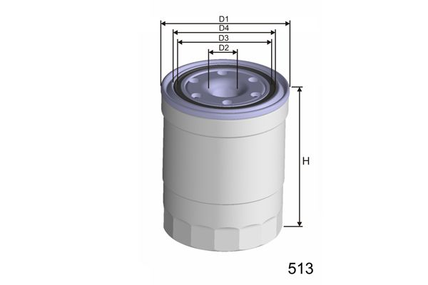 MISFAT Polttoainesuodatin M406