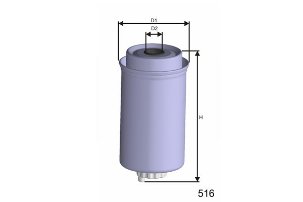 MISFAT Polttoainesuodatin M432