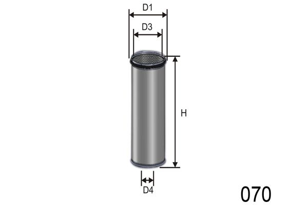 MISFAT Toisioilmasuodatin R166