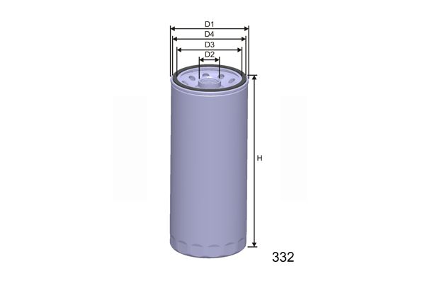 MISFAT Öljynsuodatin Z227