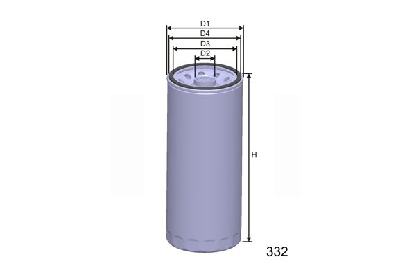 MISFAT Öljynsuodatin Z410