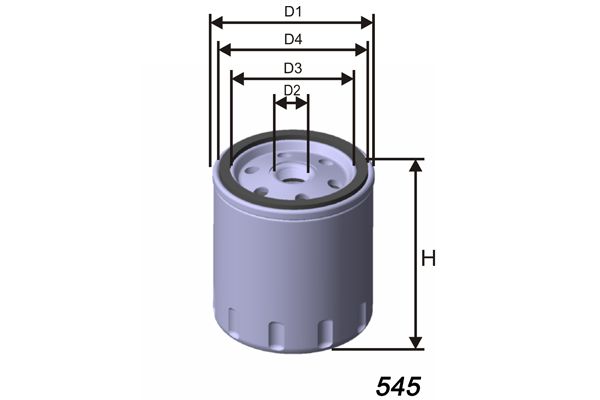 MISFAT Öljynsuodatin Z413