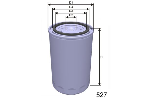 MISFAT Öljynsuodatin Z471