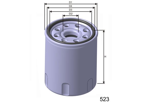 MISFAT Öljynsuodatin Z649