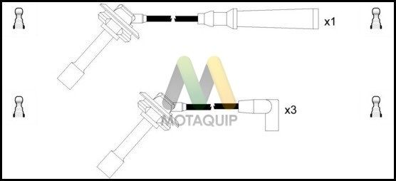 MOTAQUIP Sytytysjohtosarja LDRL1586