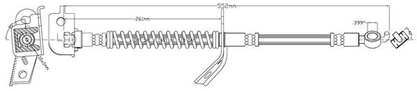 MOTAQUIP Jarruletku LVBH1485