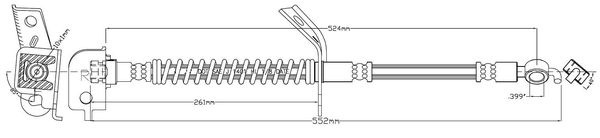 MOTAQUIP Jarruletku LVBH1486