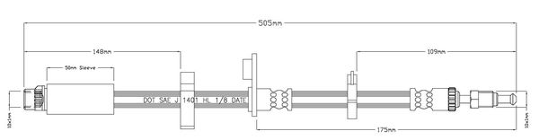 MOTAQUIP Jarruletku LVBH1572