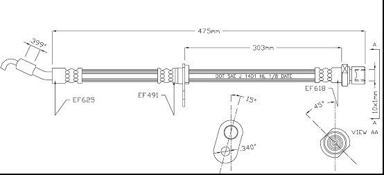 MOTAQUIP Jarruletku VBH1083