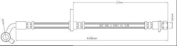 MOTAQUIP Jarruletku VBH1195